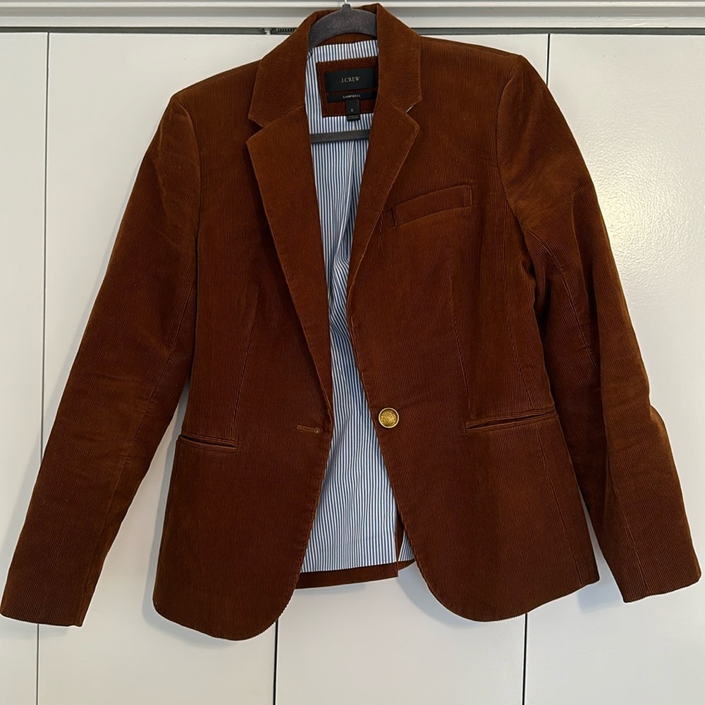 J Crew Campbell Brown Jacket/Blazer